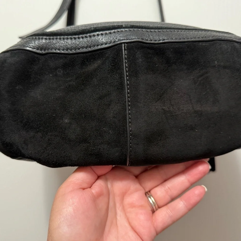 Kate Spade Pratt Street Tangie Black & Suede Hobo Bag